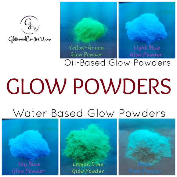 Glow in the Dark Pigment Powders