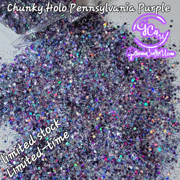 Chunky Holo Pennsylvania Purple - Limited Quantities