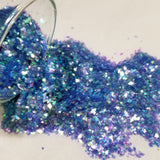 .040 Hex & Diamond Ultra Premium Iridescent Polyester Glitter Mix - Marigot Bay