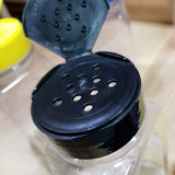 9.5oz PET Rectangular Glitter Shaker with Multiple Lid Options