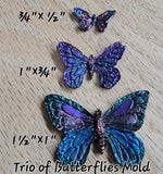 Trio of Butterflies Mold