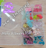 LOTS of Dried Flowers in Reusable Box MORE FLOWERS!, STUFFED FULL!