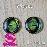 25mm Dragon/Reptile/Animal Eyes