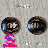 25mm Dragon/Reptile/Animal Eyes