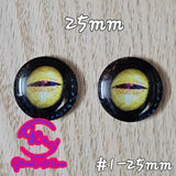 25mm Dragon/Reptile/Animal Eyes