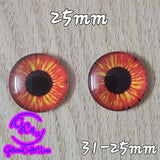 25mm Dragon/Reptile/Animal Eyes