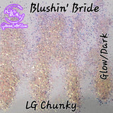 Lg Chunky Glow in the Dark Glitter Mix - Blushin' Bride