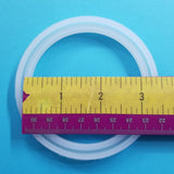 80mm Rounded/Flat Silicone Bangle Bracelet Keychain Mold