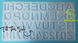 Alphabet & Number Mold