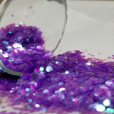 .094 & .062 Hex Ultra Premium Chunky Polyester Glitter - Amethyst Blast