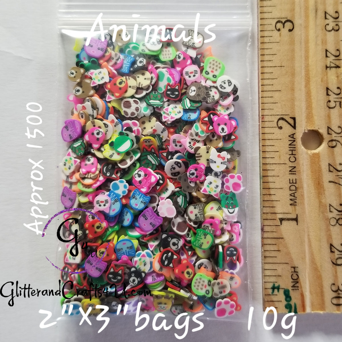 Polymer Clay Slices & Extras for Cup KeyChains / Nails & More