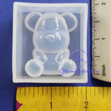 Flat Back Bear Molds 2 Sizes to Choose From
