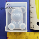 Flat Back Bear Molds 2 Sizes to Choose From