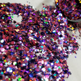 .094 & .062 Hex Ultra Premium Chunky Polyester Glitter - Carnivale