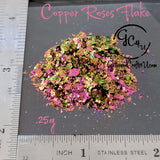 Super Chameleon Hyper Shift Pearl Pigments - Copper Roses Flake