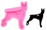 Doberman Keychain Mold