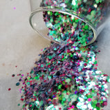 .094 & .062 Hex Ultra Premium Chunky Polyester Glitter Mix - Emerald City