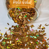 6mm Cross Glitter Mix Shapes