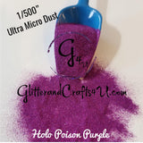 ALL 12 Ultra Premium Ultra Micro Dust Polyester Glitter 1/500" BUNDLE