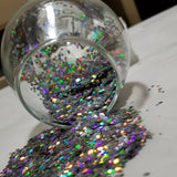 Holo Laser Silver Chunky