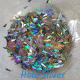 Lightning Bolt Glitter Shapes - Sizes & Style may vary