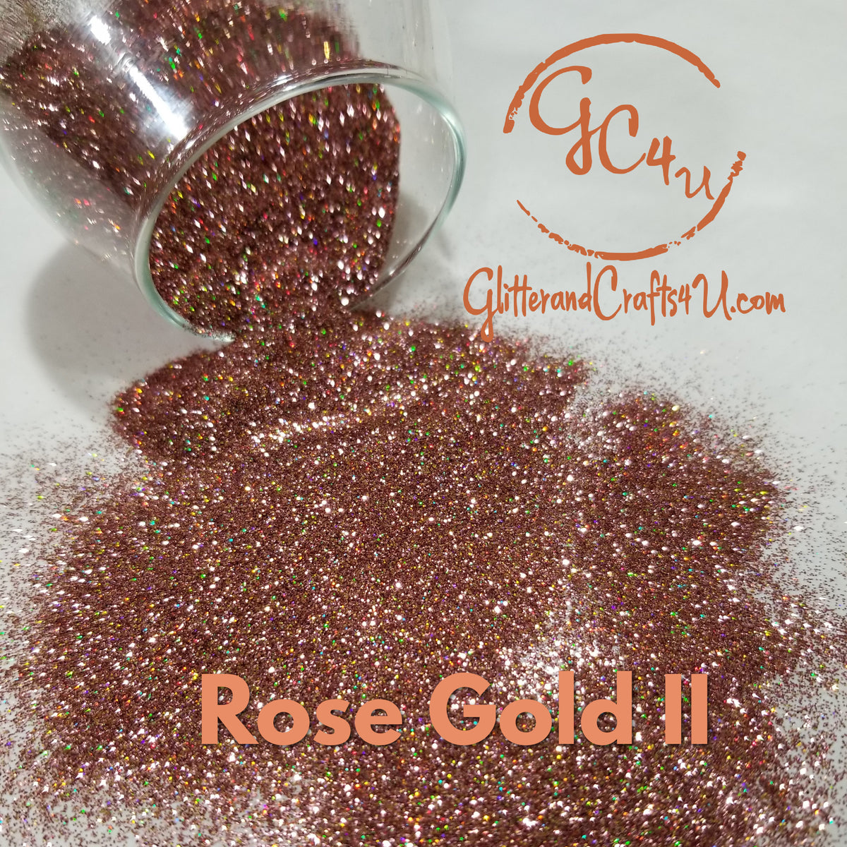 Rose Gold ROSEMARY Extra Fine Metallic Glitter Epoxy Resin 
