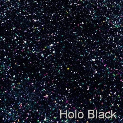Starry Night - .2mm Holographic Black Extra Fine Glitter - 2oz