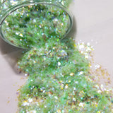 .040 Hex & Diamond Ultra Premium Fine Color Shift Iridescent Polyester Glitter Mix - Honey Do!