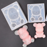 Flat Back Bear Molds 2 Sizes to Choose From