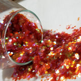 .094 & .062 Hex Ultra Premium Iridescent Chunky Polyester Glitter Mix - Marmalade Jamz