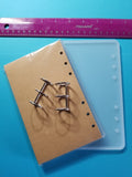 Notebook Mold A5 & A6 - Paper & Buckles sold separately