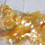.094 & .062 Hex Ultra Premium Chunky Color Shift Polyester Glitter - Morning Sunshine