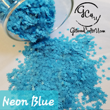 5 point Star Glitter Shapes -  Neon Confetti Stars - Assorted Colors