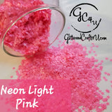 5 point Star Glitter Shapes -  Neon Confetti Stars - Assorted Colors