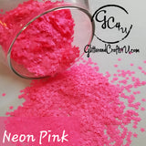 5 point Star Glitter Shapes -  Neon Confetti Stars - Assorted Colors