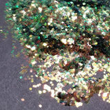 .040 Hex & Diamond Ultra Premium Fine Color Shift Iridescent Polyester Glitter Mix - Noble