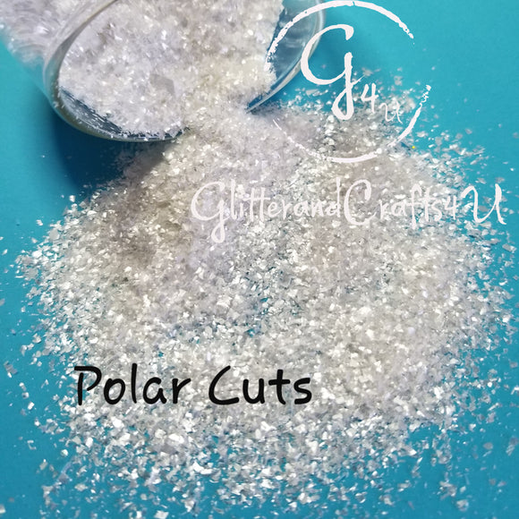 Ultra Premium Opaque Polyester Glitter Pieces - Polar Cuts