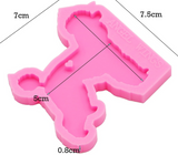 Poodle Keychain Mold