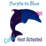 Thermochromic Pigment Powder - Heat Activated - Purple to Blue