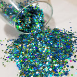 .094 & .062 Hex Ultra Premium Chunky Polyester Glitter Mix - Road to Hana