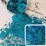 Ultra Premium Chunky Specialty Polyester Glitter -Space Jewels - Aquamarine