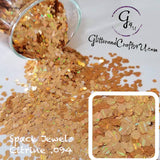 Ultra Premium Chunky Specialty Polyester Glitter -Space Jewels - Citrine