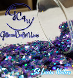 .094 & .062 Hex Ultra Premium Chunky Polyester Glitter Mix - St Lucia Waters