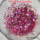 .094 & .062 Hex Ultra Premium Iridescent Chunky Polyester Glitter Mix - Tickle me Pink