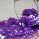 .094 & .062 Hex Ultra Premium Chunky Polyester Glitter - Amethyst Blast