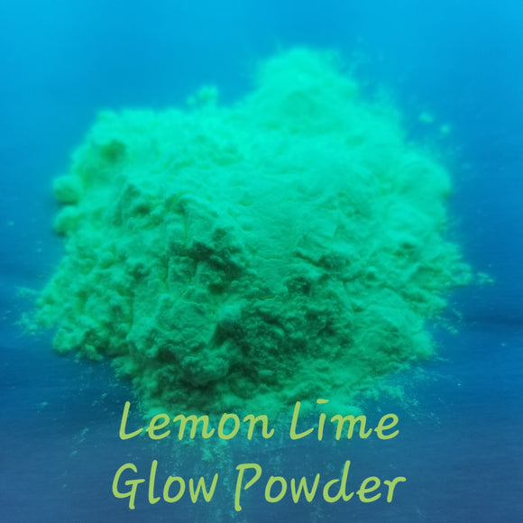 Glow in the Dark Pigment Powder - Water Based - Lemon Lime