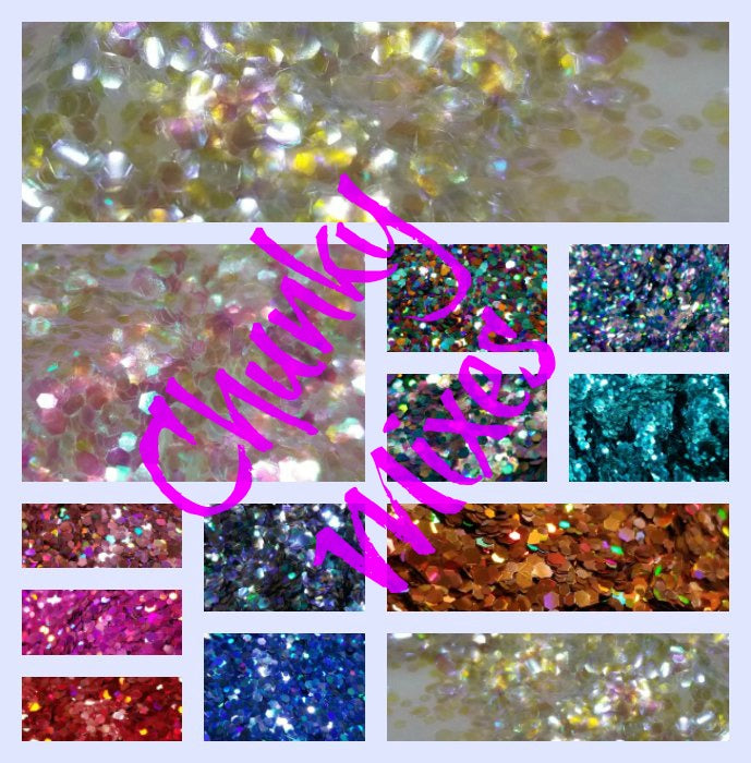 Chunky Color Large Chunky Colors and Mixes โ Glitter and Crafts 4U