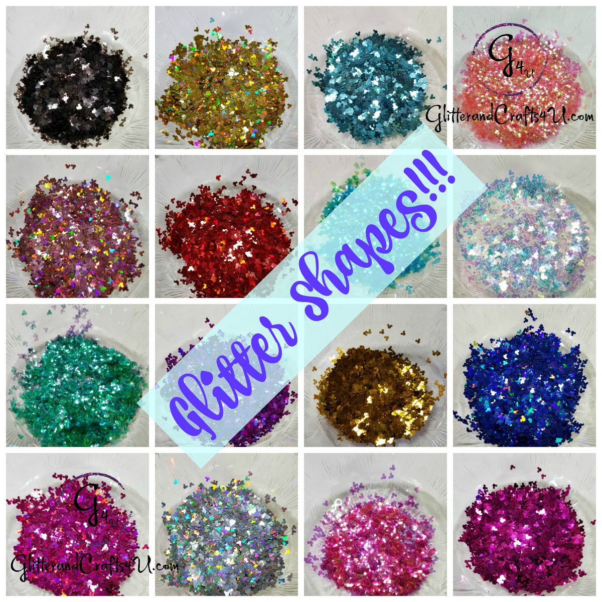Glitter Shapes – Glitter and Crafts 4U