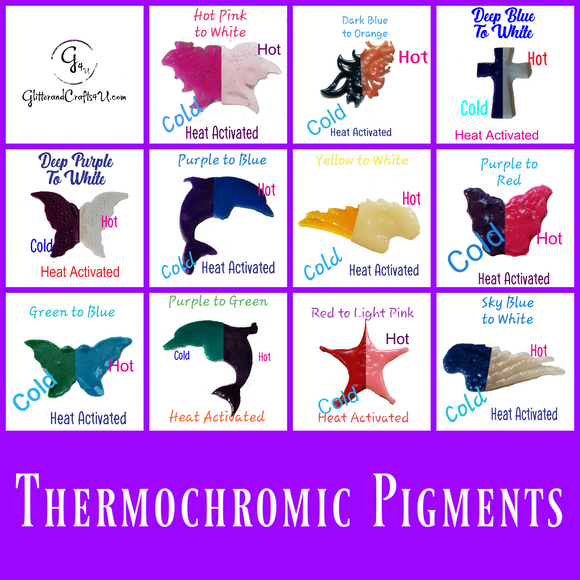 Thermochromic Powders - Heat Activated