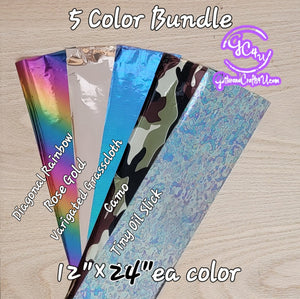 Design Foils Variety Pack - 12" x 24" (5 styles)